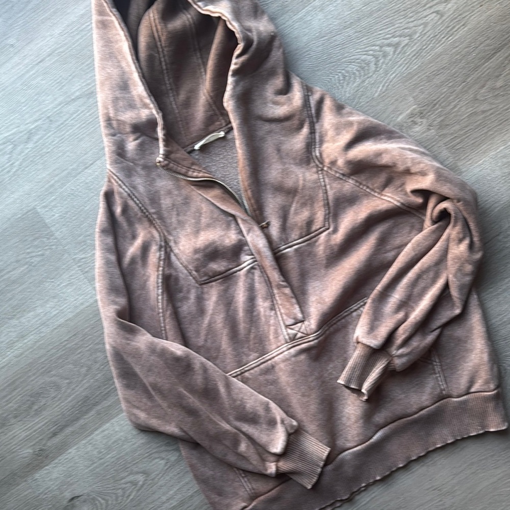 Women's Brown Hooded Sweater